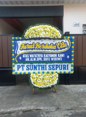 Papan Bunga Duka di Bandar Senembah