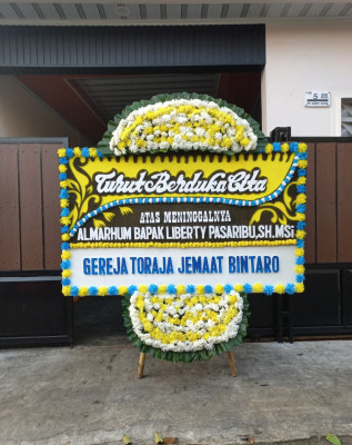 Papan Bunga Duka di Bandar Senembah