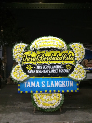 Papan Bunga Duka di Bandar Senembah