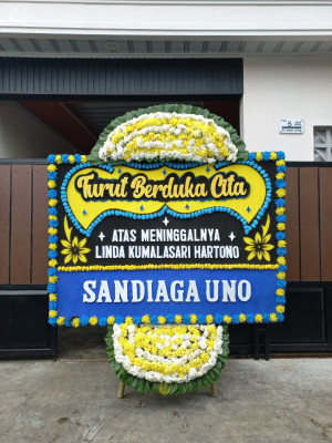 Papan Bunga Duka di Bandar Senembah